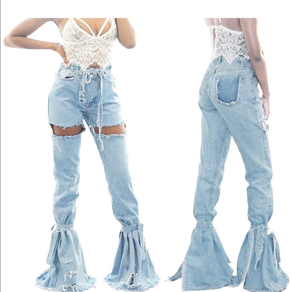 High waist jeans